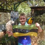 Akcja Flaga 2016 CCIG - Sylwia z papugami