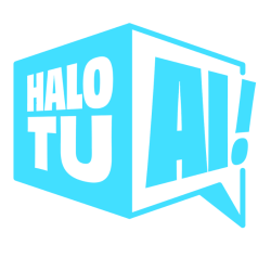 logo halo tu ai niebieskie nobg